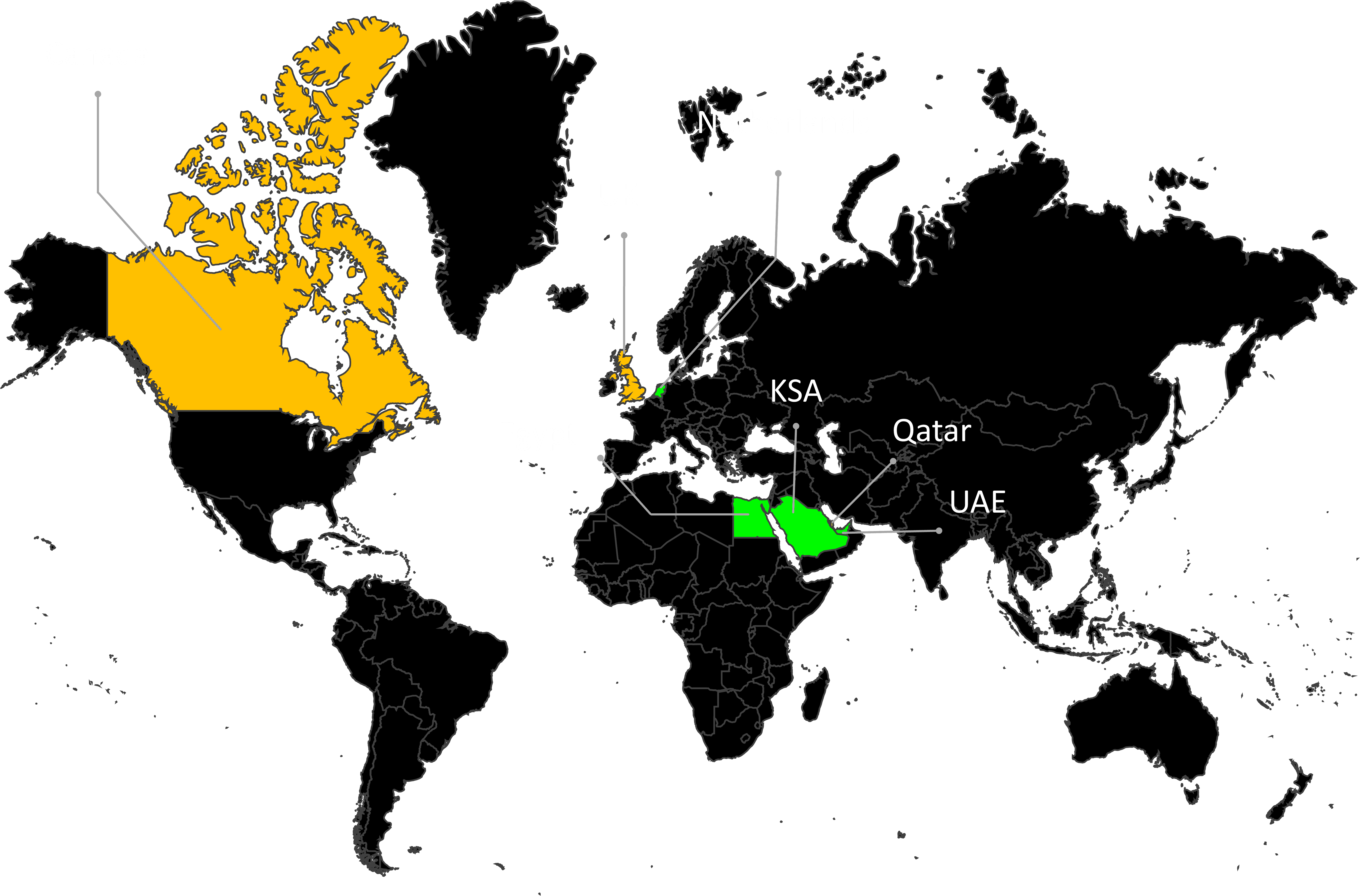 World Map of Operations